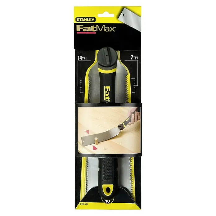 Stanley FatMax Japansäge - Blattlänge: 250 mm - Stanley FatMax Säge im Detail, ideal für präzise Schnitte. Perfekt für Handwerker, die Wert auf Qualität und Langlebigkeit legen.
