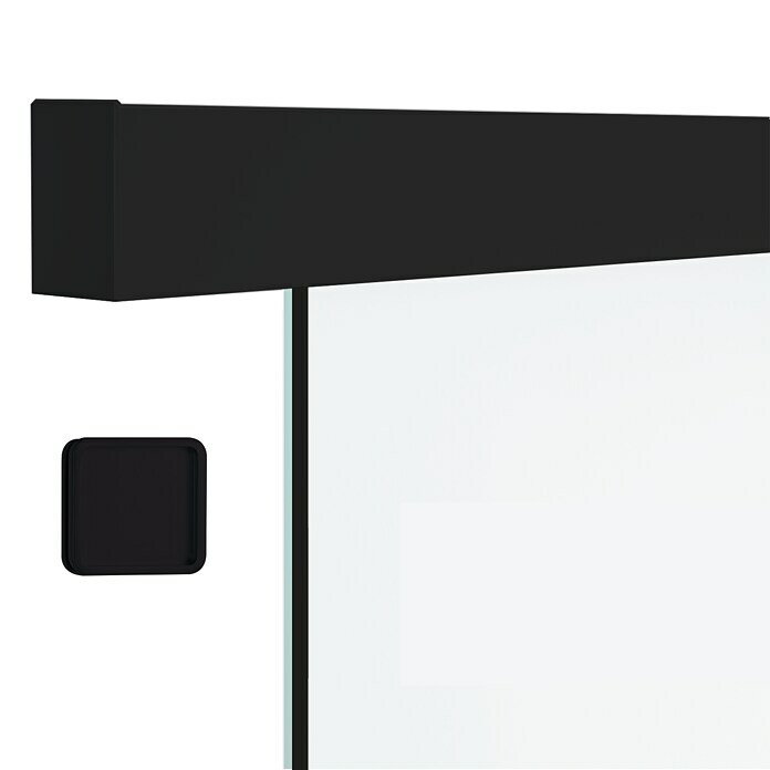 Diamond Doors Black Edition Schiebetürsystem Edge (935 x 2.058 mm, Einscheibensicherheitsglas (ESG))