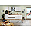 Respekta Premium Küchenzeile GLRP280HESWM (Breite: 280 cm, Mit Elektrogeräten, Weiß matt)