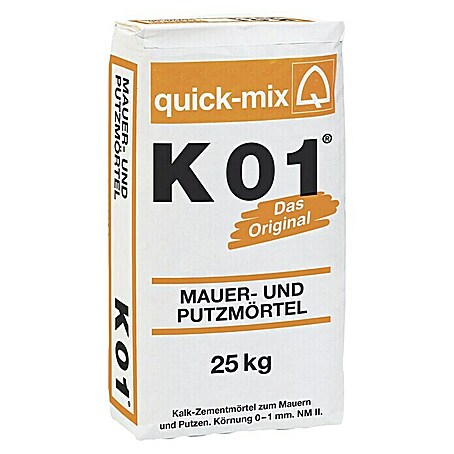 Quick-Mix Mauer- & Putzmörtel K01 (25 kg, Chromatarm)
