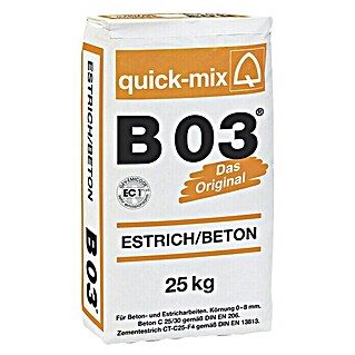 Quick-Mix Estrichbeton B03 (25 kg, Chromatarm)