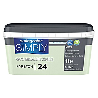 swingcolor Muurverf SIMPLY NR. 24 (Groen - Nr. 24, 1 l)