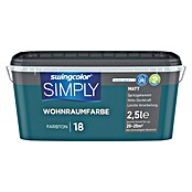 swingcolor Muurverf SIMPLY NR. 18 (Blauw - Nr. 18, Mat, 2,5 l) | BAUHAUS