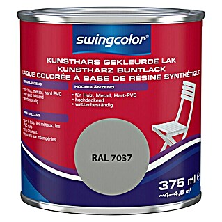 swingcolor Gekleurde kunstharslak (Stofgrijs, 375 ml, Hoogglans)