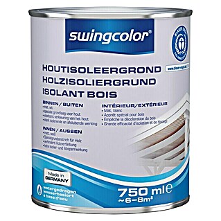 swingcolor Isoleergrond voor hout Wit (Wit, 750 ml, Mat)