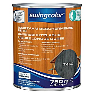 swingcolor Houtbeits Duurzaam Beschermend (Zilver Metallic, 750 ml, Zijdeglans)