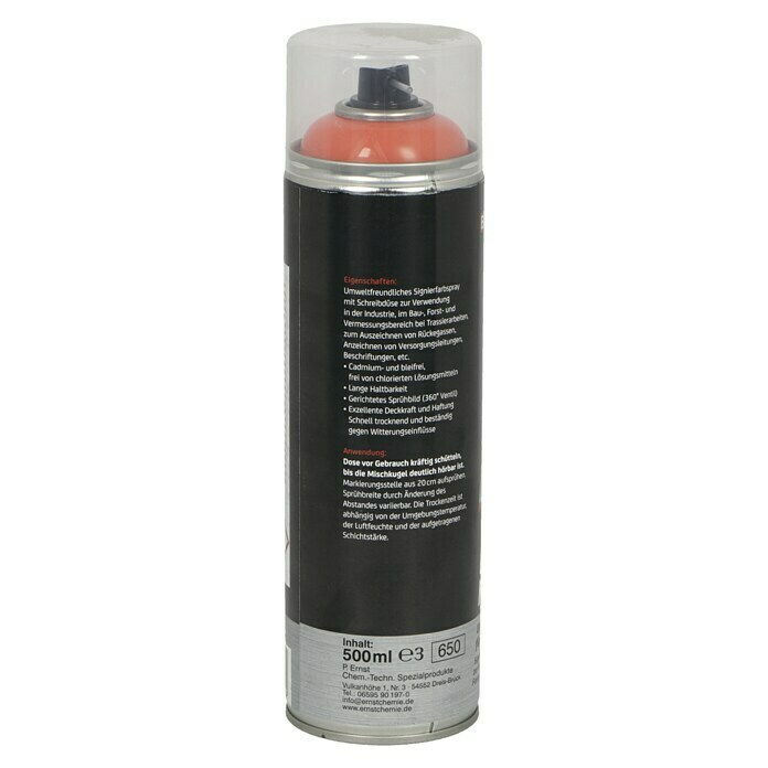 Profi Depot SignierfarbeNeonrot, 500 ml Left Side View