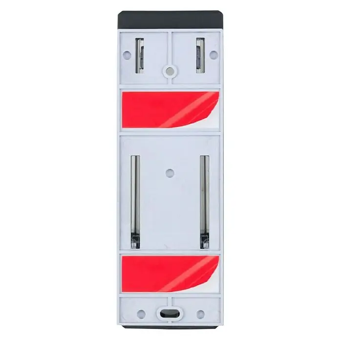 Wenko Dispensador de jabón o gel desinfectante Istres - Plástico, Negro, Capacidad del depósito: 320 ml - Soporte de pared con tiras adhesivas para una fácil instalación, ideal para diversos dispositivos y accesorios.