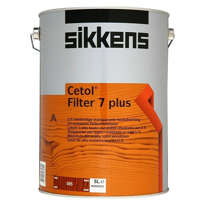 Lazura za les Cetol Filter 7 plus  (Tik, 5 l) | 5935 - Lasuren LH | HADJ - Holzschutz | HAD - Farben | HA - Farben | H - Innendeko/Farben | BAUHAUS