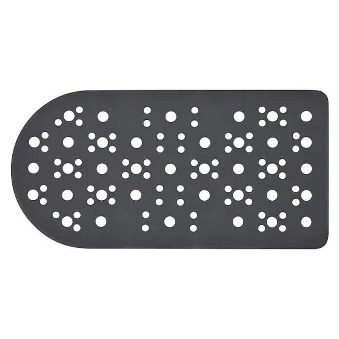 Tappetino per vasca da bagno antiscivolo 36x72 cm lavabile in lavatrice