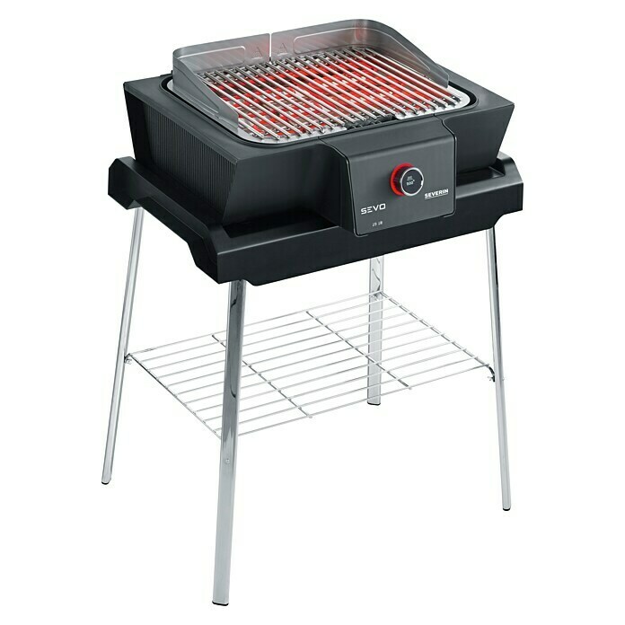 Severin Elektrogrill PG 8119 Sevo GS3 kW, Hauptgrillfläche: 41,5 x 31,5 cm Diagonal View