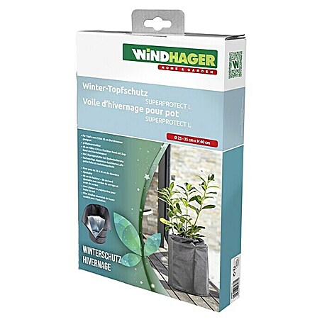 Windhager Winterschutz Topfschutz Superprotect (Passend für: Töpfe mit Ø 25-35 cm)