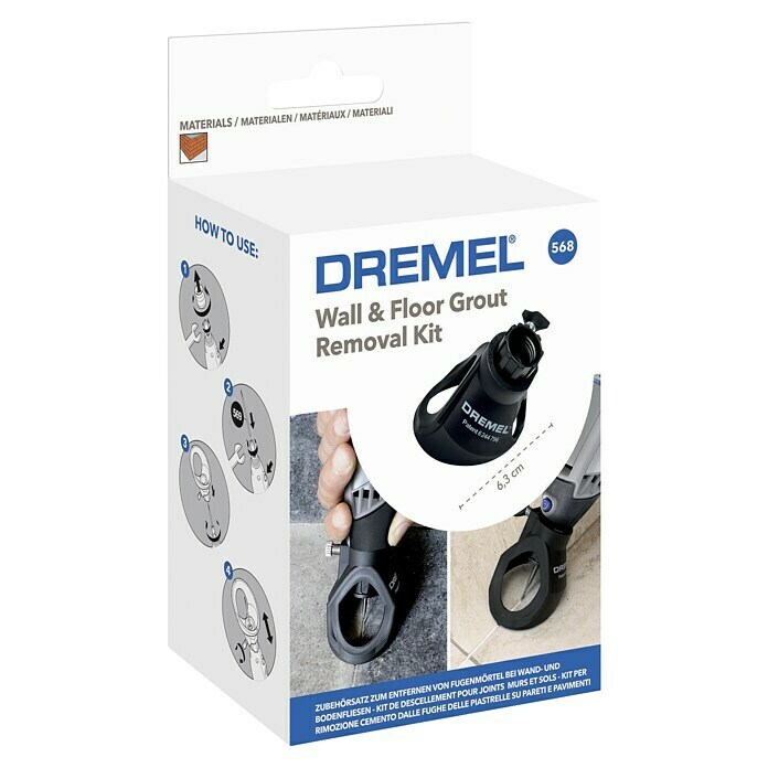 Dremel Fräsvorsatz Mod. 568Passend für: Dremel Multifunktionsgeräte Diagonal View