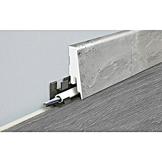 LOGOCLIC Plint K58 C Silver Lining (240 cm x 18 mm x 58 mm)