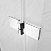 Camargue Air 2.0 Eckdusche C72L+C78 (77 x 97 x 200 cm, Beschichtet, Chrom, Glasstärke: 8 mm) | BAUHAUS