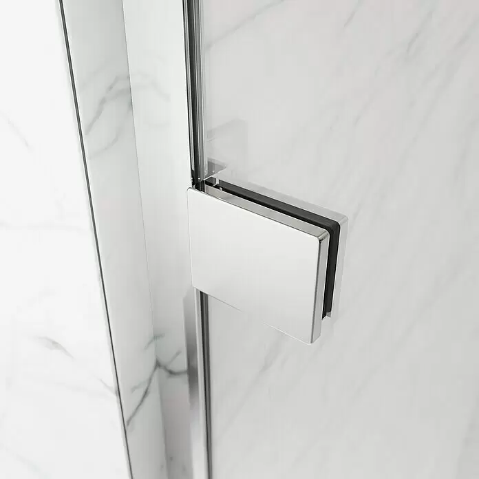 Camargue Air 2.0 Eckdusche C72R+C76 - 77 x 77 x 200 cm, Beschichtet, Chrom, Glasstärke: 8 mm - Detailaufnahme