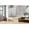 Camargue Vario Badewannenaufsatz S85 (B x H: 140 x 150 cm, 2 Stk., Chrom) | BAUHAUS