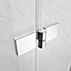 Camargue Air 2.0 Eckdusche C73R+C76 (87 x 77 x 200 cm, Beschichtet, Chrom, Glasstärke: 8 mm) | BAUHAUS