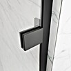 Camargue Air 2.0 Eckdusche B81+B73R (L x B x H: 87 x 137 x 200 cm, Beschichtet, Schwarz, Glasstärke: 8 mm) | BAUHAUS
