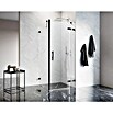Camargue Air 2.0 Eckdusche B73R+B78 (L x B x H: 87 x 97 x 200 cm, Beschichtet, Schwarz, Glasstärke: 8 mm, DIN Anschlag: Rechts) | BAUHAUS