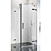 Camargue Air 2.0 Eckdusche B73R+B78 (L x B x H: 87 x 97 x 200 cm, Beschichtet, Schwarz, Glasstärke: 8 mm, DIN Anschlag: Rechts) | BAUHAUS