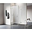 Camargue Air 2.0 Eckdusche C72L+C78 (77 x 97 x 200 cm, Beschichtet, Chrom, Glasstärke: 8 mm) | BAUHAUS
