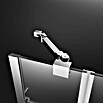 Camargue Air 2.0 Eckdusche C72L+C78 (77 x 97 x 200 cm, Beschichtet, Chrom, Glasstärke: 8 mm) | BAUHAUS