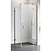 Camargue Air 2.0 Eckdusche C73R+C76 (87 x 77 x 200 cm, Beschichtet, Chrom, Glasstärke: 8 mm) | BAUHAUS