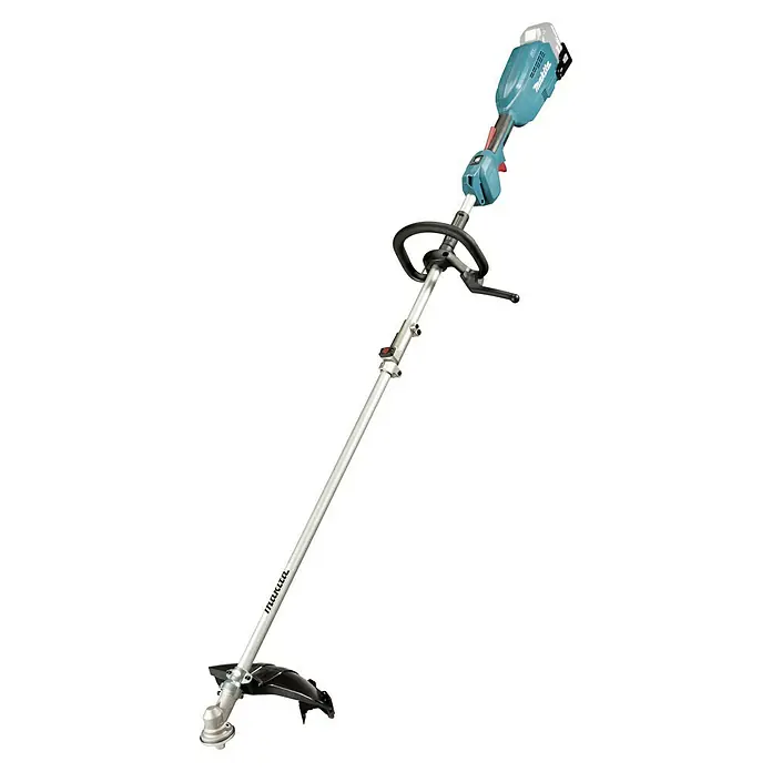 Makita LXT 18V Akku-Multifunktionswerkzeug DUX18ZX1 - 18 V, Ohne Akku, Leerlaufdrehzahl: 0 U/min - 9.700 U/min - Makita Akku-Rasentrimmer: Leistungsstark und kabellos für präzise Rasenkanten und schwer zugängliche Bereiche im Garten.