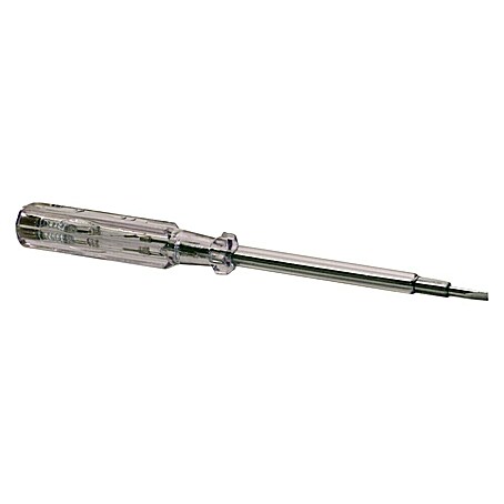UniTEC Spannungsprüfer (Isoliert, Transparent, 200 V - 250 V, Länge: 190 mm)