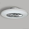 Voltomat Deckenventilator mit LED-Beleuchtung (Silber, Weiß, 60 cm, 40 W, Warmweiß) | BAUHAUS