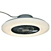 Voltomat Deckenventilator mit LED-Beleuchtung (Silber, Weiß, 60 cm, 40 W, Warmweiß) | BAUHAUS