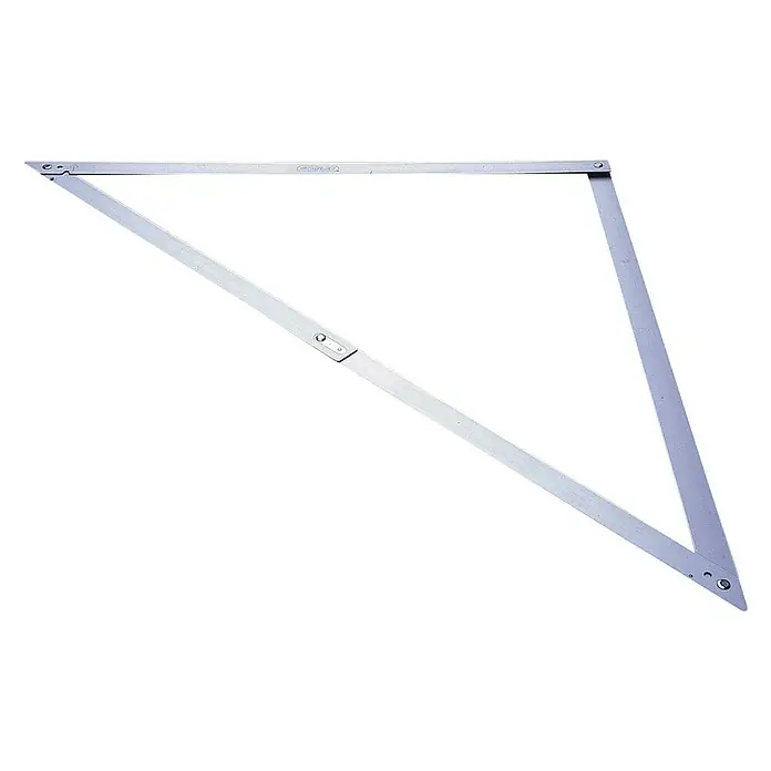 Stanley Bauwinkel - L x B: 172 x 122 cm, Winkel: 45 ° - 90 °, Klappbar - Alu-Winkelbeschlag zur Stabilisierung von Möbeln, z.B. Regalen. Für eine sichere und stabile Montage.