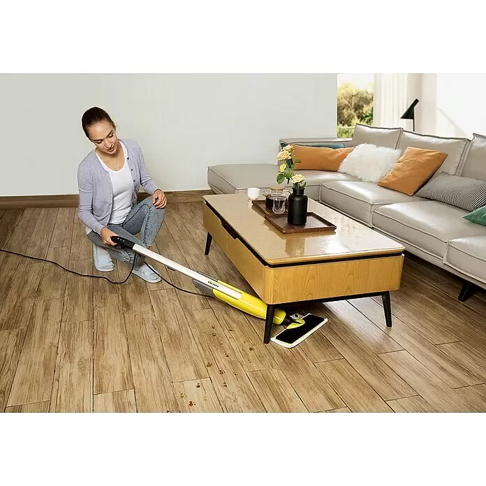 Kärcher Dampfreiniger SC 2 Upright EasyFix - 1.600 W, Aufheizzeit: 0,5 min, Behältervolumen: 0,4 l - Anwendungsbeispiel