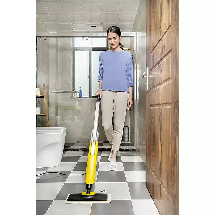 Kärcher Dampfreiniger SC 2 Upright EasyFix - 1.600 W, Aufheizzeit: 0,5 min, Behältervolumen: 0,4 l - Anwendungsbeispiel