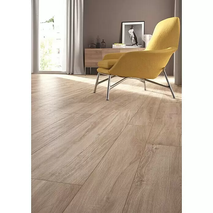 Harmonie by Palazzo Feinsteinzeugfliese - 30 x 120 cm, Eiche Hell, Matt - Stimmungsaufnahme