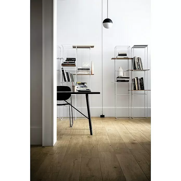 Harmonie by Palazzo Feinsteinzeugfliese - 20 x 120 cm, Creme, Matt - Stimmungsaufnahme