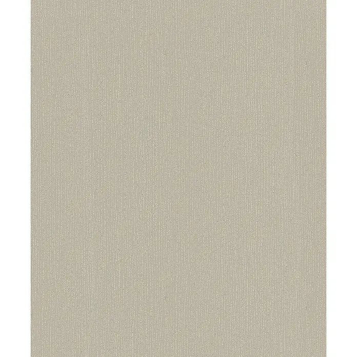 Marburg Sand & Stones Vliestapete Dune I - Greige, Uni, 10,05 x 0,53 m - Nahaufnahme einer beigefarbenen strukturierten Oberfläche. Die Textur erzeugt ein subtiles, aber interessantes Muster.
