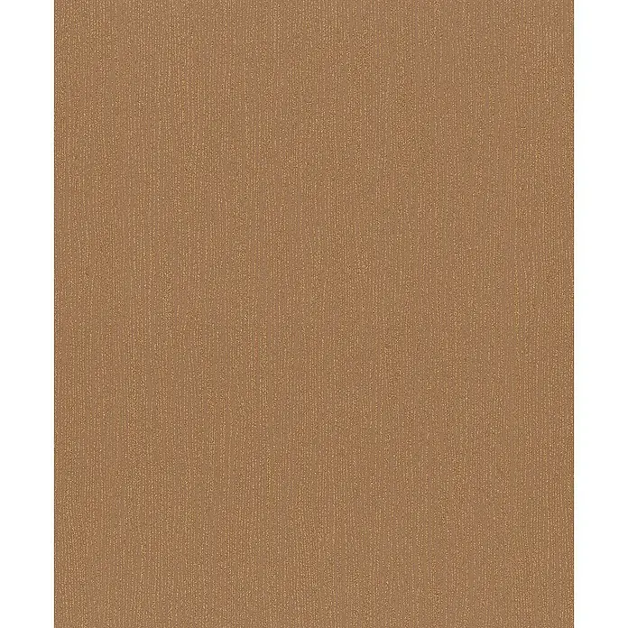 Marburg Sand & Stones Vliestapete Dune I - Braun, Uni, 10,05 x 0,53 m - Braunes, strukturiertes Hintergrundbild mit feinen, vertikalen Linien für einen natürlichen Look. Perfekt für elegante Designprojekte.