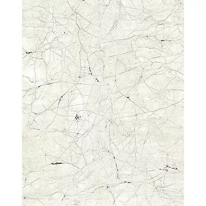 SCHÖNER WOHNEN-Kollektion New Spirit Fototapete Digitaldruck Holzstein - 212 x 270 cm, Cremeweiß - Helle, beige Riss-Textur mit feinen dunklen Linien, wie alter Putz oder Naturstein.