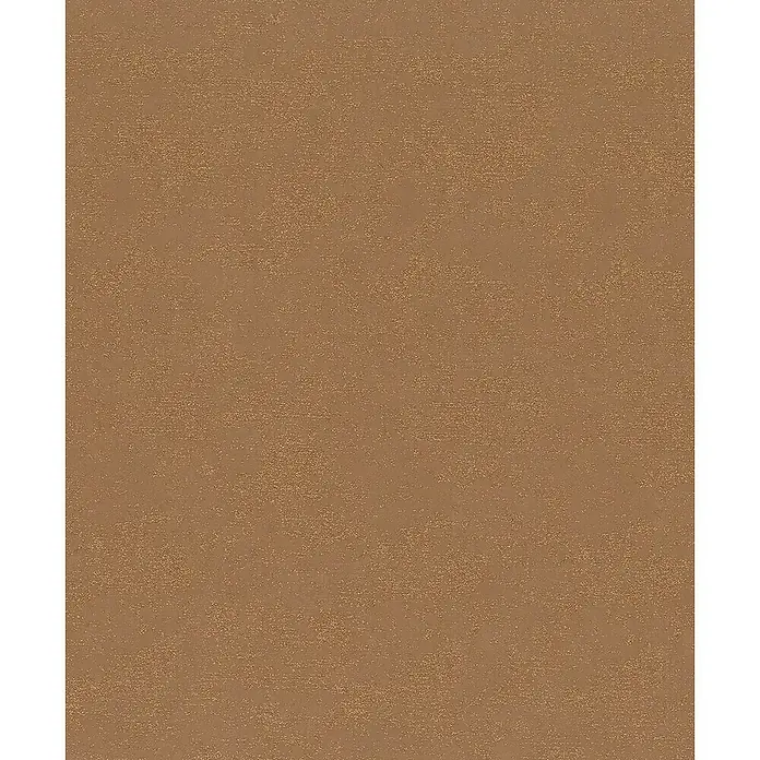 Marburg Sand & Stones Vliestapete Dune II - Kupfergold, Uni, 10,05 x 0,53 m - Braunes, texturiertes Hintergrundbild mit feinen, dunkleren Sprenkeln, ideal als neutraler Hintergrund für verschiedene Designprojekte.