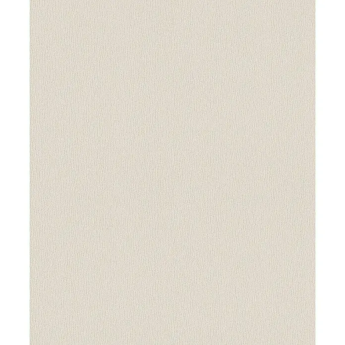 Marburg Sand & Stones Vliestapete Dune I - Beige, Uni, 10,05 x 0,53 m - Nahaufnahme einer strukturierten, cremefarbenen Oberfläche, die eine subtile Eleganz und taktile Qualität vermittelt. Ideal für Hintergründe.