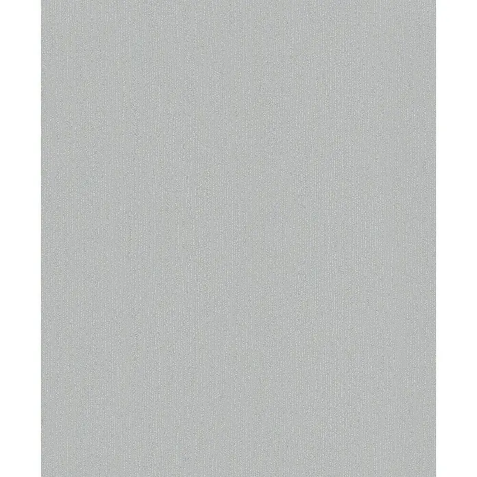 Marburg Sand & Stones Vliestapete Dune I - Grau, Uni, 10,05 x 0,53 m - Abstraktes, silberfarbenes Texturmuster mit subtilen vertikalen Linien, ideal für Hintergründe und Designprojekte.