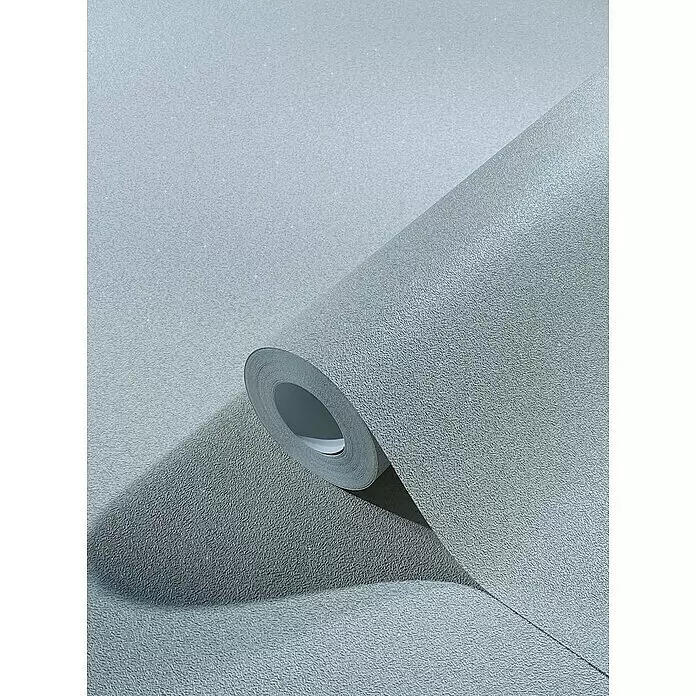 SCHÖNER WOHNEN-Kollektion New Spirit Vliestapete - Grau, Uni, 10,05 x 0,53 m - Detailaufnahme