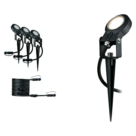 Paulmann Plug & Shine LED-Gartenspot-Set Sting Erweiterung