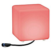 Paulmann Plug & Shine LED-Gartenstrahler Cube (2,8 W, Weiß, Per App steuerbar, IP65, L x B x H: 20 x 20 x 20 cm) | BAUHAUS