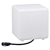 Paulmann Plug & Shine LED-Gartenstrahler Cube (2,8 W, Weiß, Per App steuerbar, IP65, L x B x H: 20 x 20 x 20 cm) | BAUHAUS