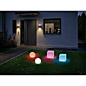 Paulmann Plug & Shine LED-Gartenstrahler Cube (2,8 W, Weiß, Per App steuerbar, IP65, L x B x H: 20 x 20 x 20 cm) | BAUHAUS