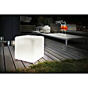 Paulmann Plug & Shine LED-Gartenstrahler Cube (2,8 W, Weiß, Per App steuerbar, IP65, L x B x H: 20 x 20 x 20 cm) | BAUHAUS