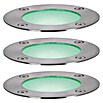 Paulmann Plug & Shine Basis-Set LED-Bodeneinbauleuchte Smart Home Zigbee (3,6 W, Silber, Ø x H: 9,8 x 9,2 cm, Per App steuerbar, IP65) | BAUHAUS